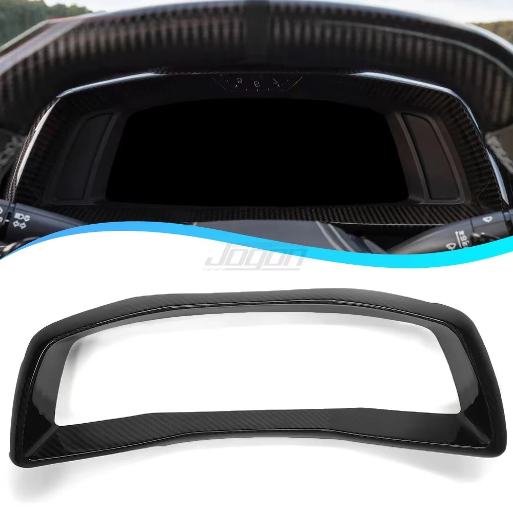 

Car Accessories for Chevrolet Corvette C8 Z51 Z06 2020 - 2023 Real Carbon Fiber Dashboard Panel Frame Cover Trim