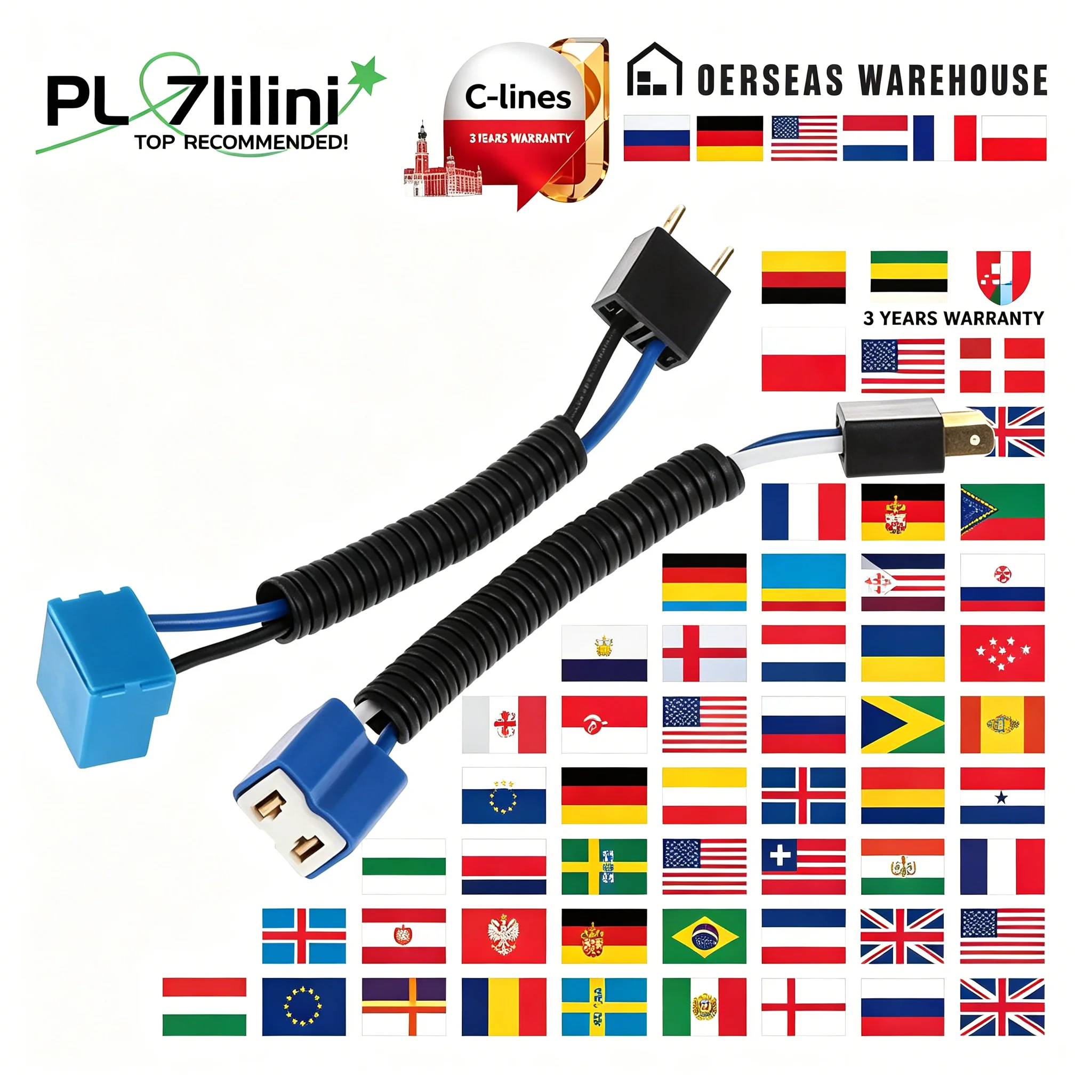 2026 Oscam Cliness Extension Cable Connector Dagnostic for Professional Europe Poland Europe Germany Austria Poland Ireland
