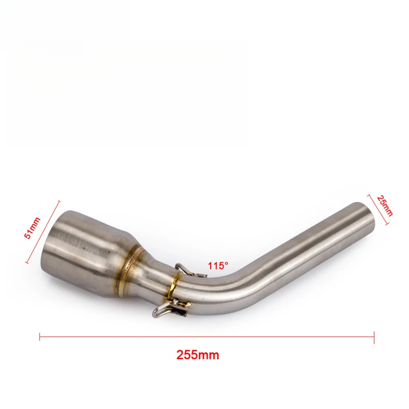 Hot selling Motorcycle System for 125 Exhaust Middle Link Pipe Before 2014