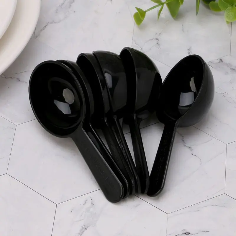 Plastic Food Spoon BPA Free Non Toxic Kitchen Cooking Baking Gadget for Restaurant Dining Room Food Making Gadget Portable