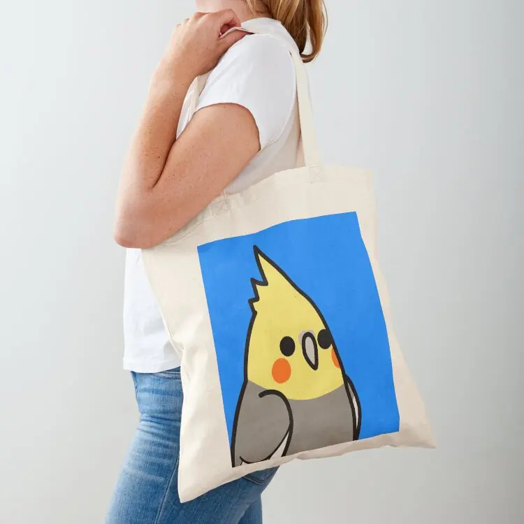 

Too Many Birds! - Yellow Cockatiel Tote Bag shoping bag bags for women Customizable tote bag tote canvas