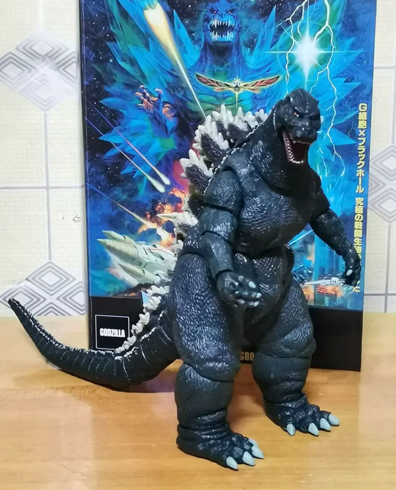 2023 New Hot 17cm NECA 1994 Movie Version Space Godzilla Articulated PVC Action Figure Children's Birthday Christmas Gift