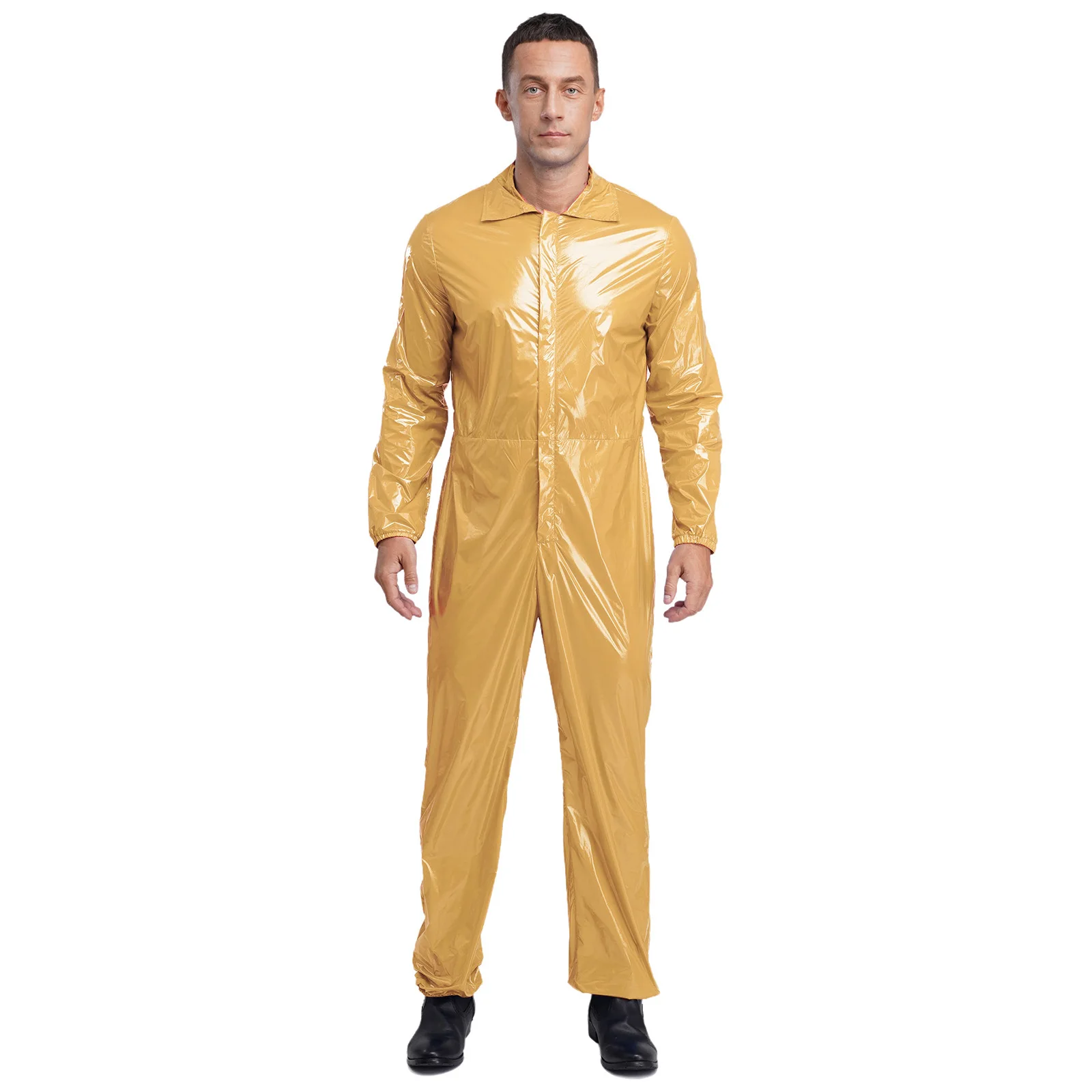 Combinaison imperméable pour hommes et adultes, Anti-poussière, lisse, pour atelier d'usine, body de travail à manches longues, élastique à la taille
