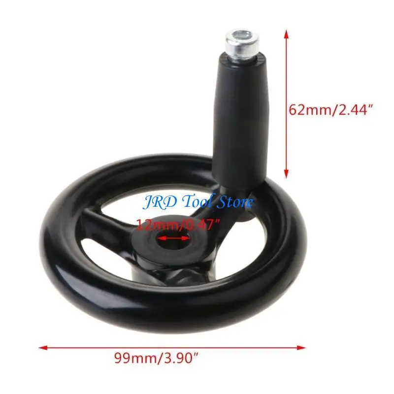 A2UD 3.9" Diameter Hand Wheel for w/ Revolving Handle For Milling Machine