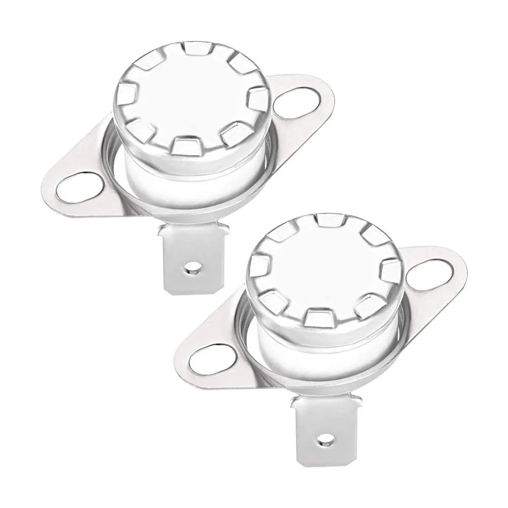 

2Pcs Ksd301 Temperature Control Normally Closed Thermal Switch 160C 250V 10A Snap Disc Sensor High Sensitivity for Oven Coffee