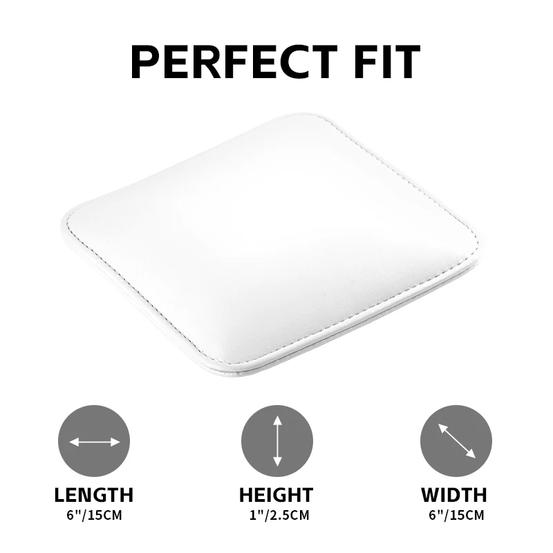 Vierkant vormig manicure-elleboogkussen Nagelarmsteun voor elleboog Eenvoudig schoon te maken manicure-armsteunkussen Antislip-ondersteuningskussen voor nagelstylisten om pijn in elleboog en pols te verlichten
