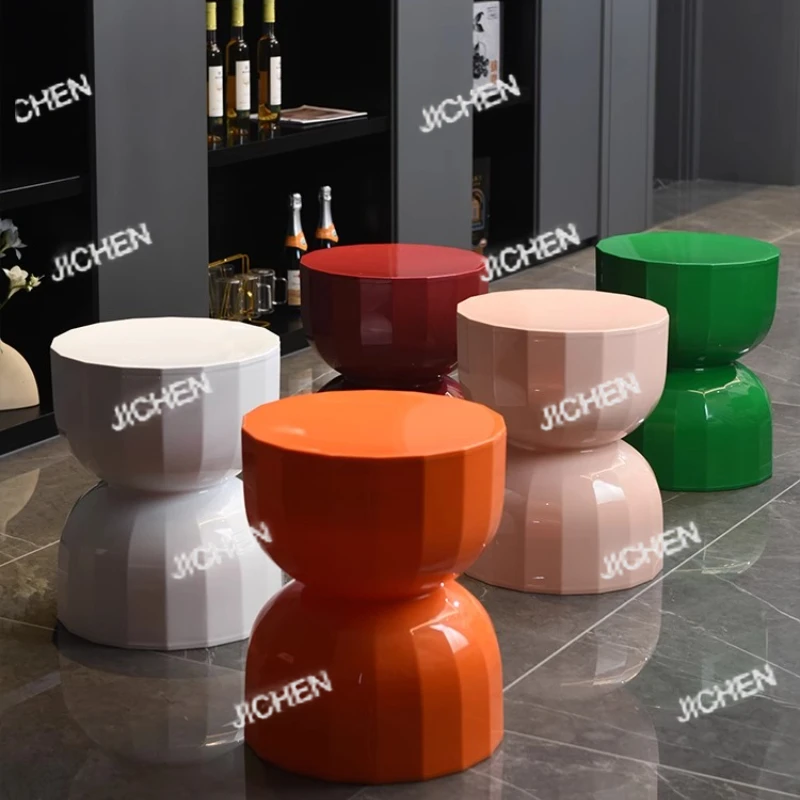 

JC Scandinavian Side Table Multi-Functional Stool & Nightstand Mid-Century Modern Space-Saving Accent Table for Bedroom Furnitur