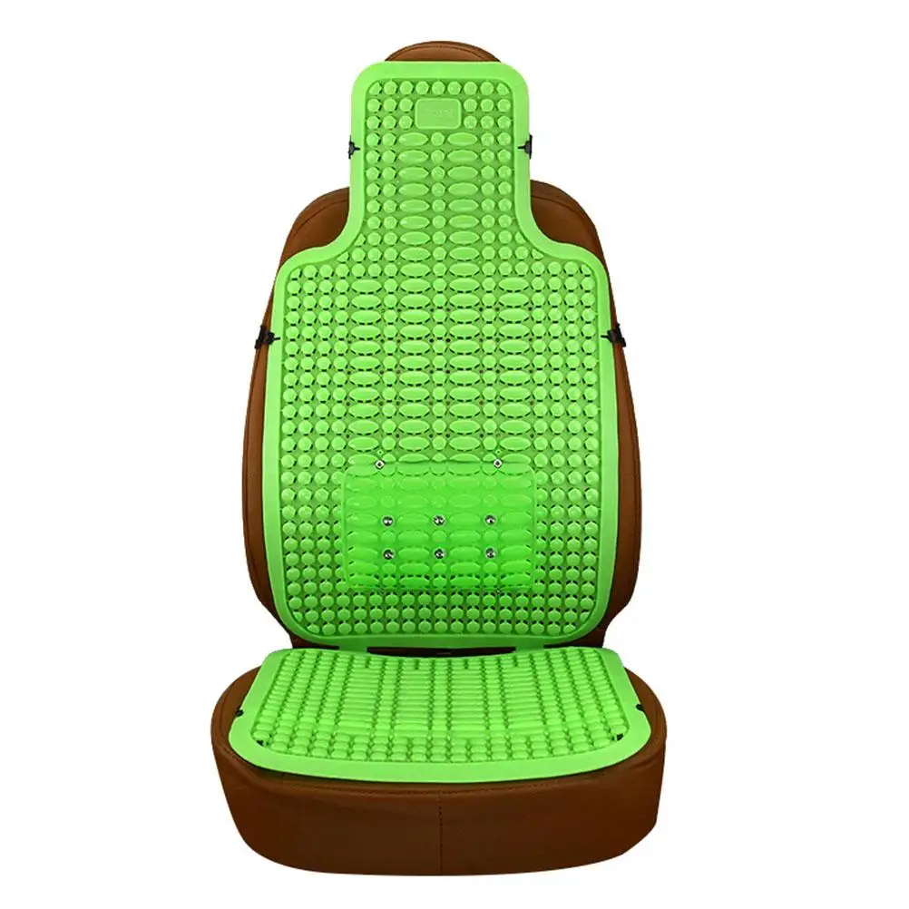 

Summer Cooling Car Seat Cushion Ergonomic Back Support Massage Wooden Bead Mat Home Office Use Breathable Long Lasting