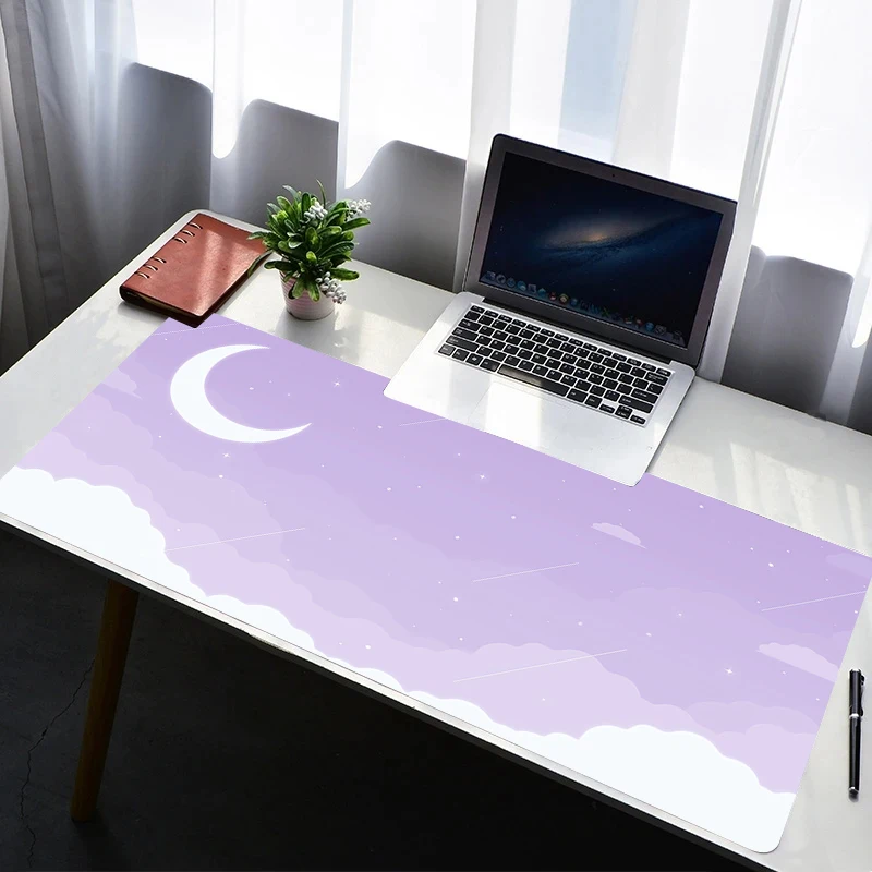 Mouse Pad PC Accessories Mousepad Rubber Gaming Mats HD Non Slip Extended Pad Computer Gamer Mouse Mat Office Moon Star Desk Mat