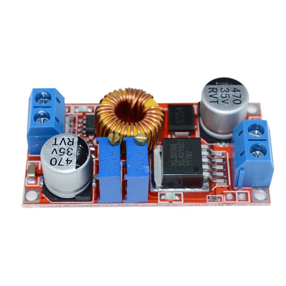 Carte de chargeur de batterie au lithium, abati eur de batterie, charge rapide, convertisseur de puissance, CC à CC CV, LED, XL4015, 5A