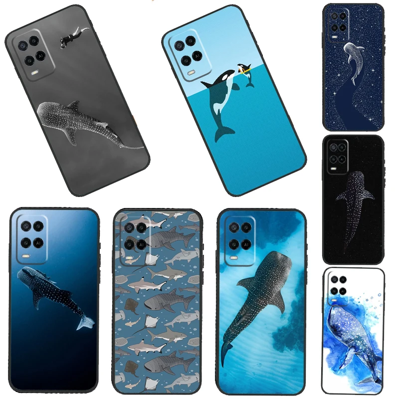 Whale Sharks Fish For OPPO A31 A53 2020 A5 A9 A53S Case Cover For OPPO A52 A72 A54 A74 A94 A15 A83 A91 A93