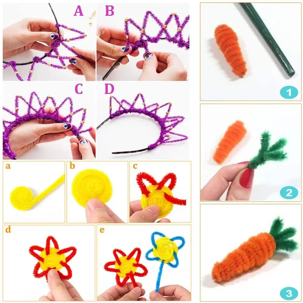 Arts and Crafts for Kids All in One DIY Crafting School Kindergarten Homeschool Supplies Arts Set Toys for Children