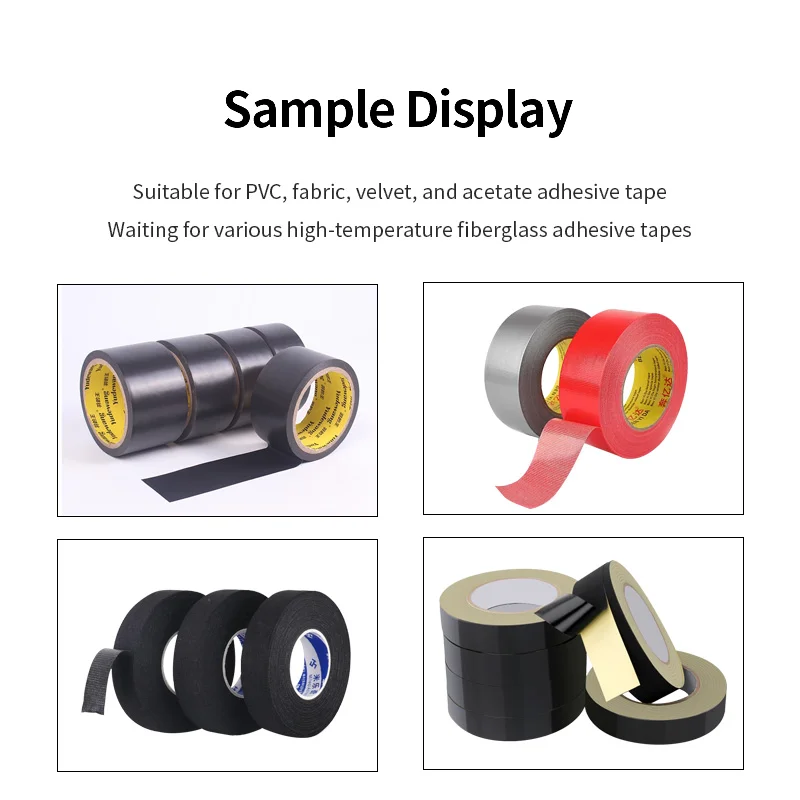 Electrical Tape Cutting Machine PVC Cloth Base Fabric Velvet Acetic Acid Tape Peeling Cutting High Temperature Resistant