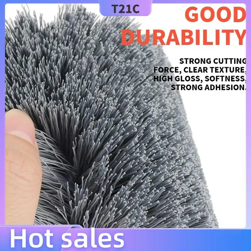 

T21C 120X100x19mm Nylon Abrasive Wire Drum Polishing Wheel Electric Brush For Woodworking Metalworking Brush Tool