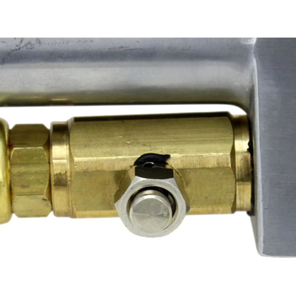 Inflador de neumáticos de camiones de alta resistencia con manómetro, manguera de 5 pies y portabrocas de aire de doble bloqueo, fabricado en EE. UU., compatible con OSHA