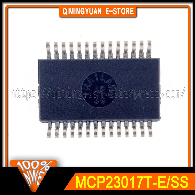 1~20PCS/LOT MCP23017T-E/SS 16-bit I/O expander chip MCP23017-E/SS MCP23017 SSOP-28 100% New Spot stock