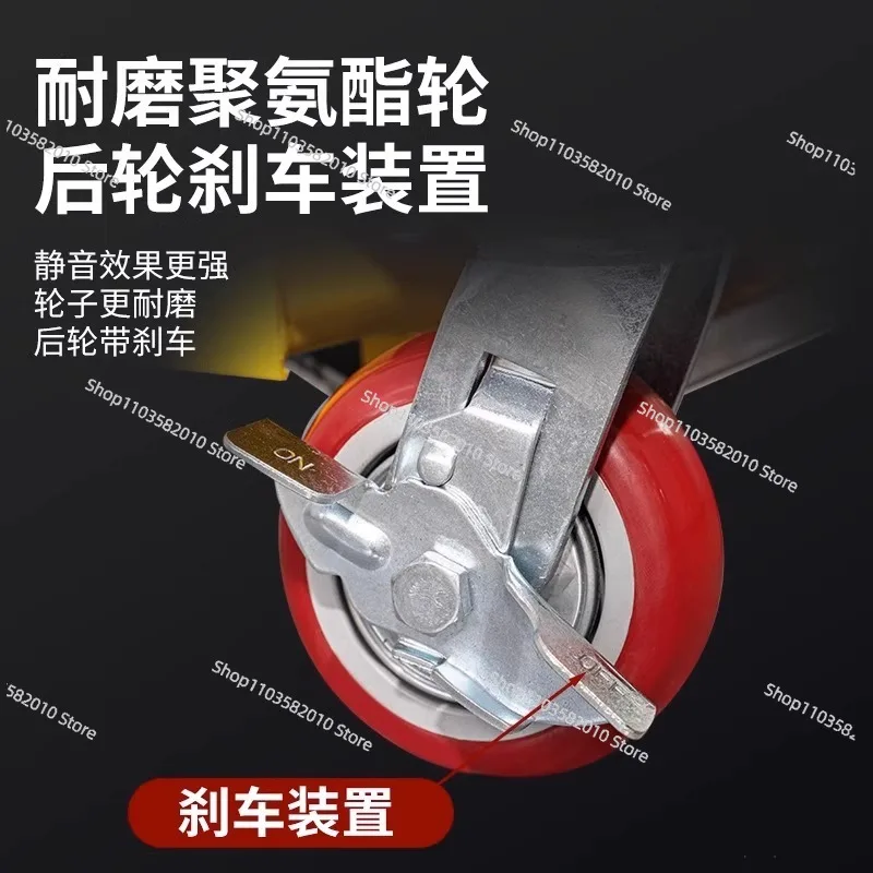 Mobile Hydraulic Scissor Lift Platform Cart, Manual & Electric Options for Warehouse Material Handling