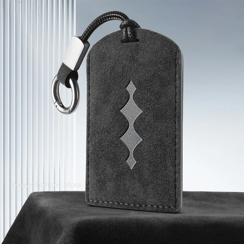 For Byd Equation Leopard 8 Leopard 5  Titanium 7 Key Set Nfc Card Protection Cover Shell Buckle Imported Suede Interior Special