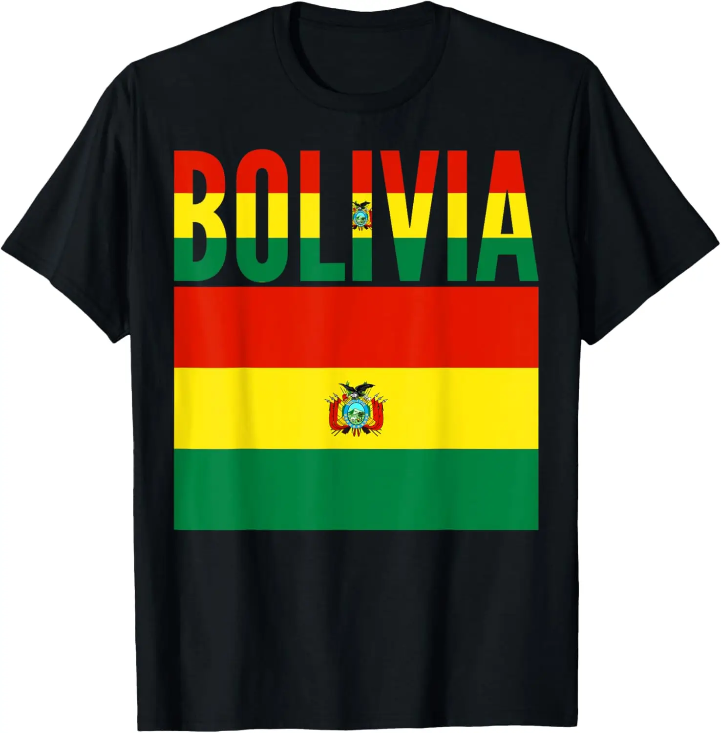 Bolivian - Bolivia Country Flag T-Shirt