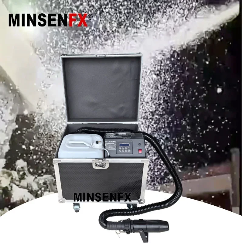 2025MINSENFX Snow Machine 1500W Outdoor Snow Machine For Christmas Wedding Artificial Snow Maker Special Effects