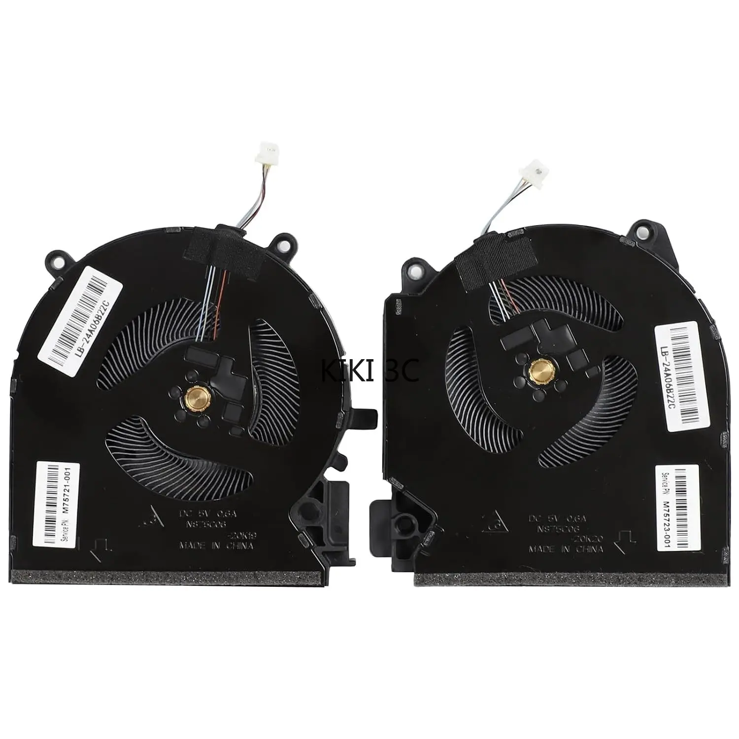 Cooling Fan for HP Victus 16-D 16-E RTX3050 (60W) M75721-001 M75723-001 TPN-Q263 TPN-Q264 16-D0111TX 16-e0011ns DC5V 0.6A Fan