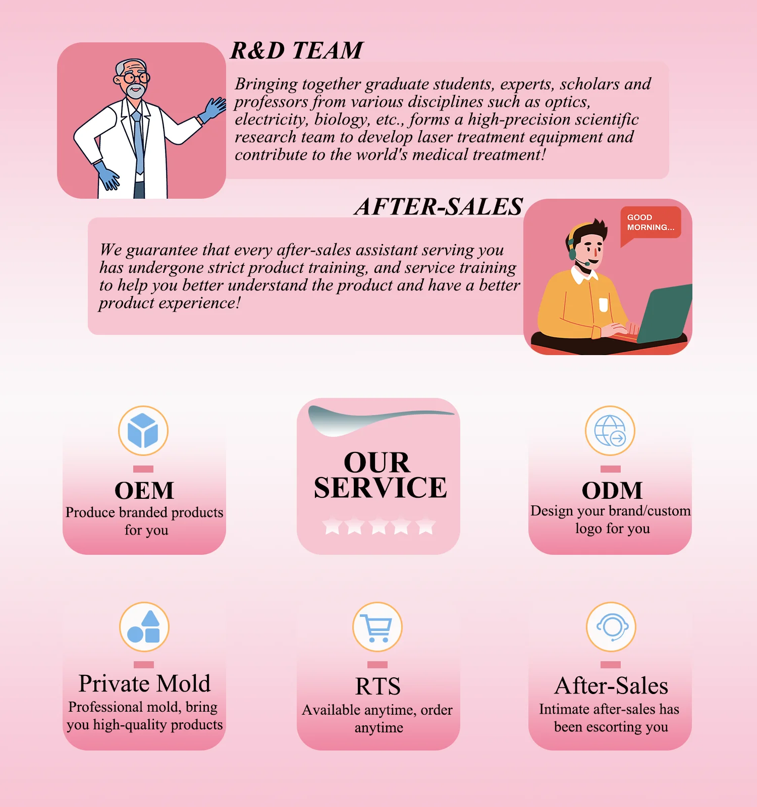 Gynecology 650nm Low Level la ser Vagina Therapy Device Vaginal Rejuvenation Wand