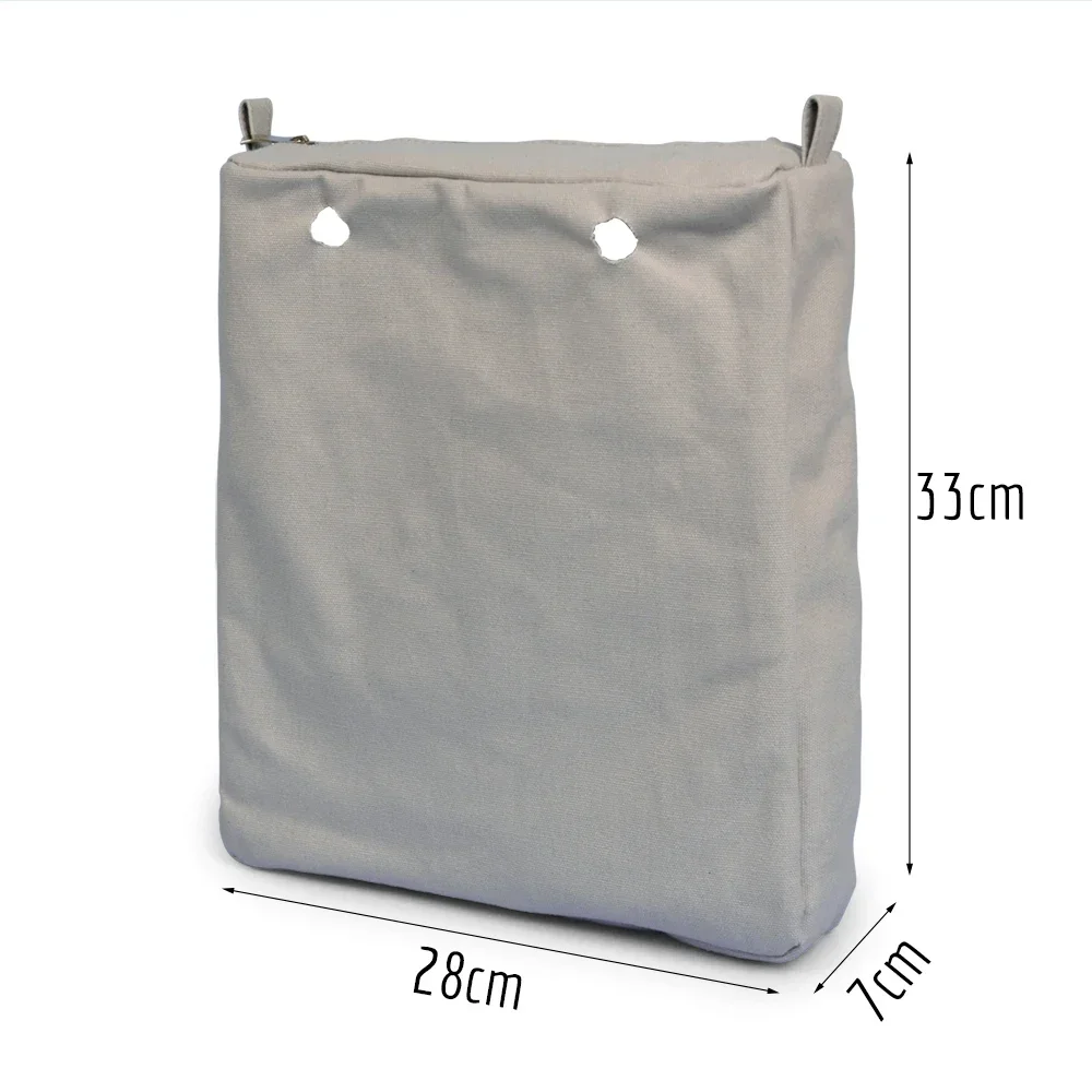 TANQU-Canvas bolso interno para Obag, bolso interno para O CHIC OCHIC, impermeável