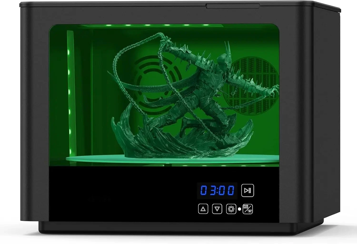 UV Resin Curing Station with 360°TurntableCuring Box for GK3 Series and Other 3D Printer Uniformation Cure3 Curing Machine 405nm