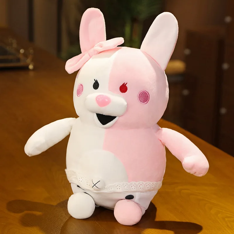 Kawaii Monokuma Monomi Plush Toys Anime Danganronpa Soft Stuffed Doll Animation Game Figure Pillow Cushion ACG Collection Gift