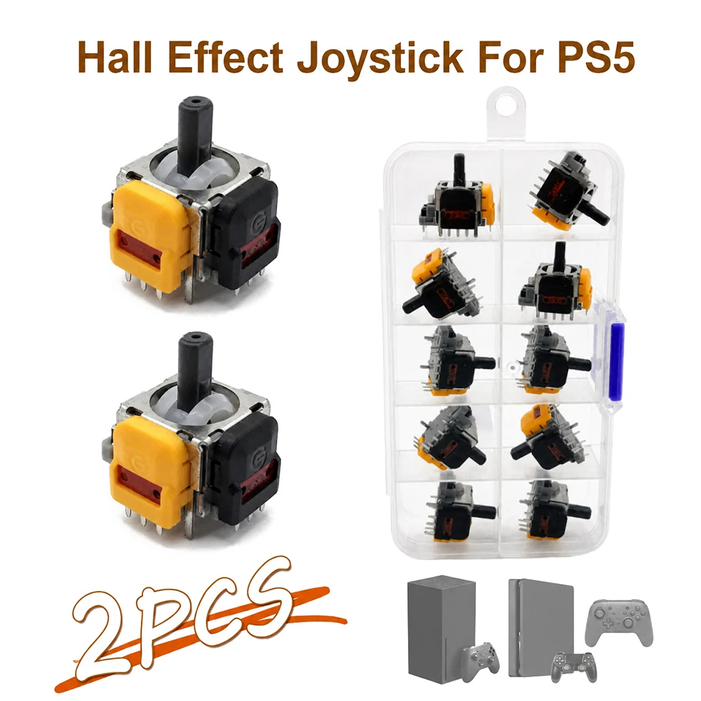 Replacement Hall Effect Joystick 3D Analog Sensor Thumb Stic