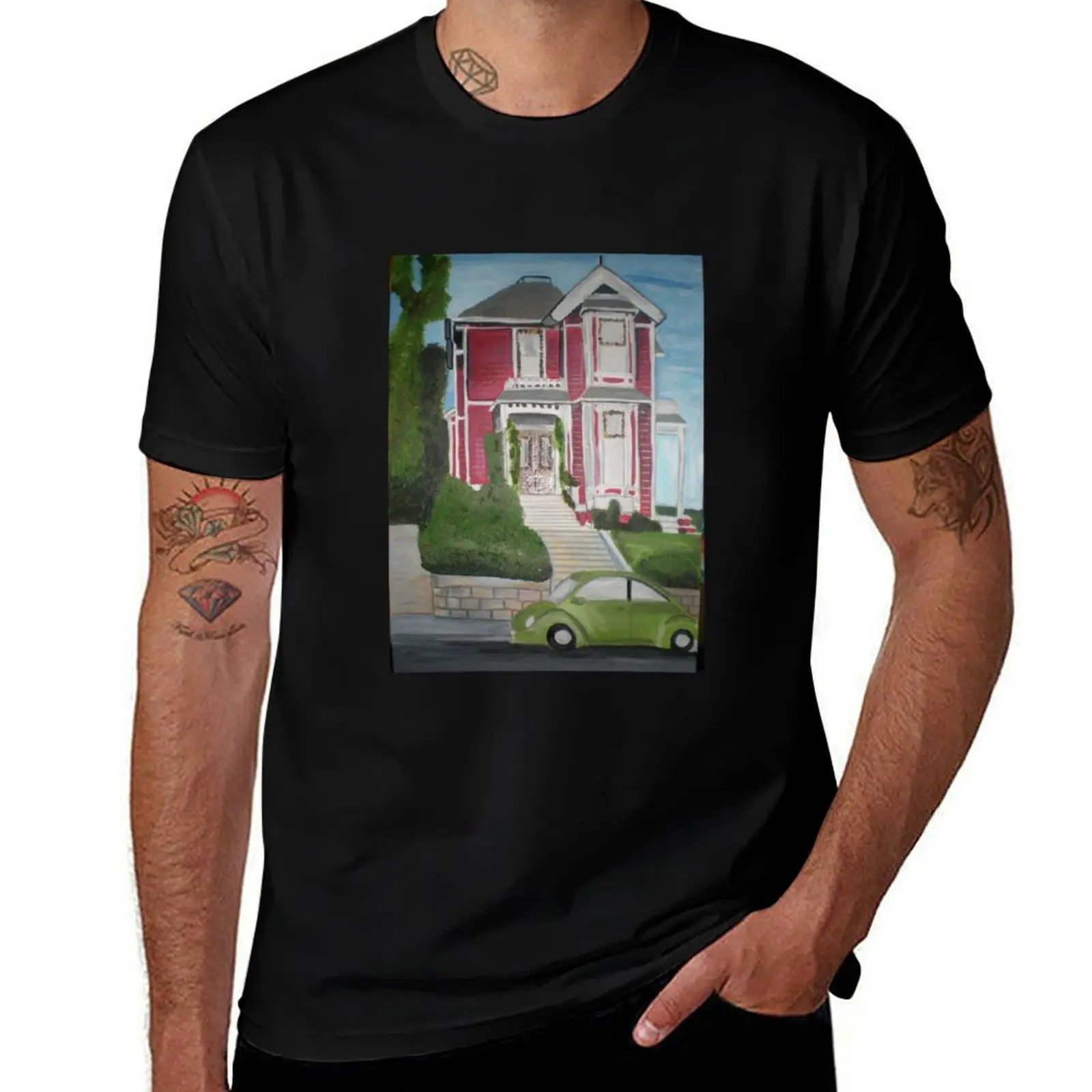 Halliwell manor charmed T-Shirt Utility Work Short Sleeve Top T-Shirt