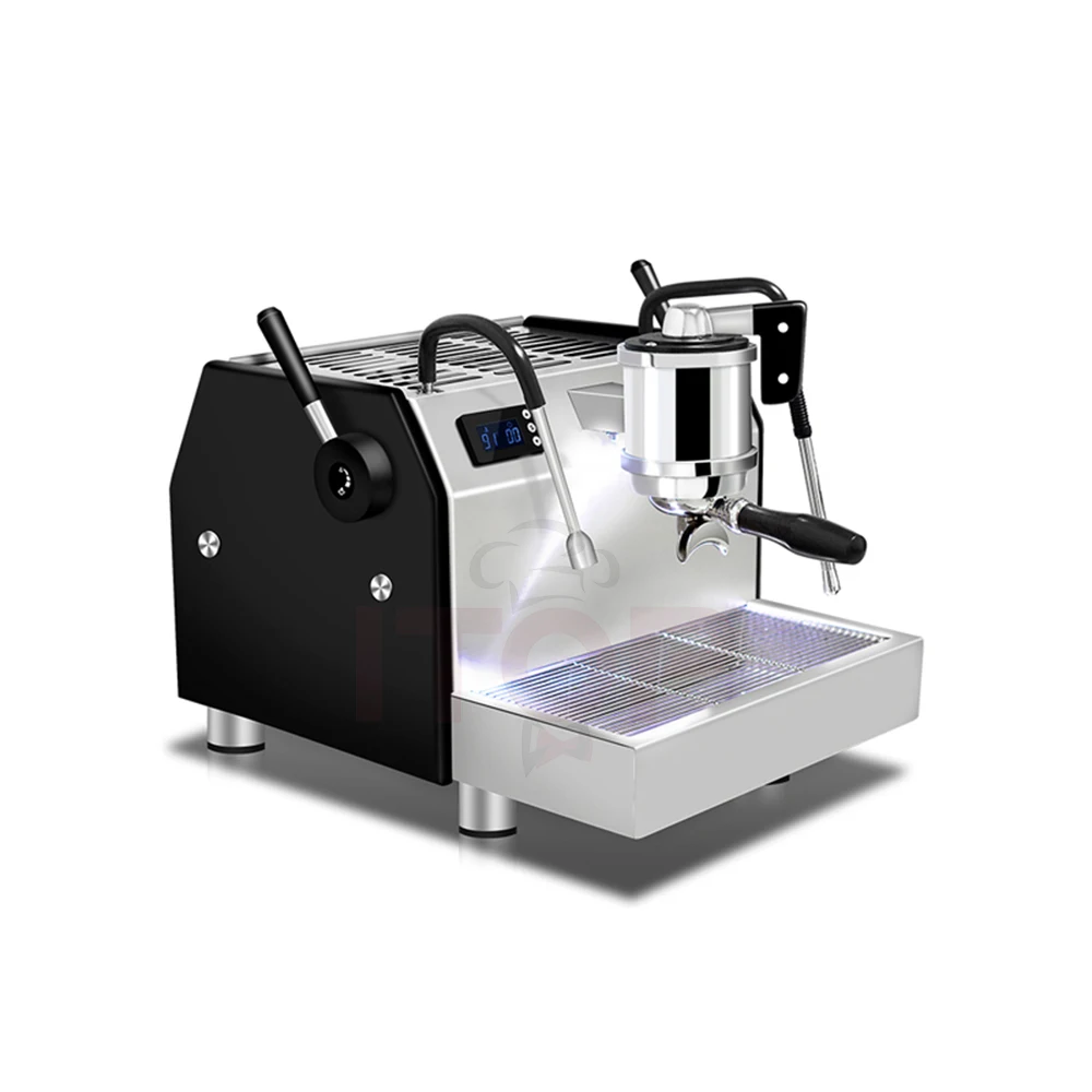 ITOP Espresso Coffee Machine 2700W Double Boilers 1L+3.2L Rotary Pump PID 58mm 3 Holes Steam Pre Brewing 220V-240V