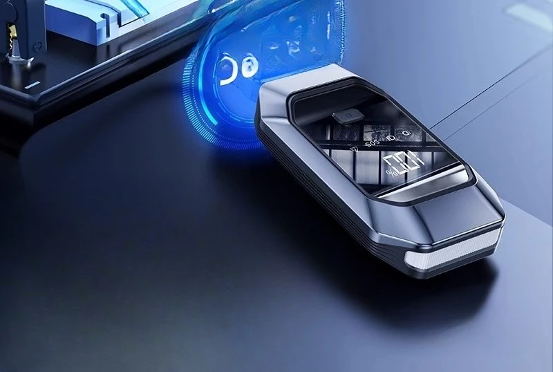 The car air pump takes the electric treasure and the car battery starts  start power supply.