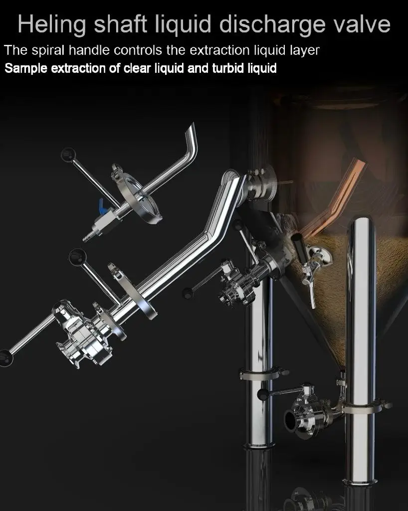 2025 New Design Home Brewing Micro Brewery Equipment 30L 50L 70L Capacity Motor As Core Component All-Grain Brewing Setup