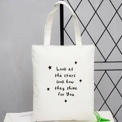 coldplay shopping bag recycle bag handbag shopping cotton canvas tote bag ecobag sacola cabas