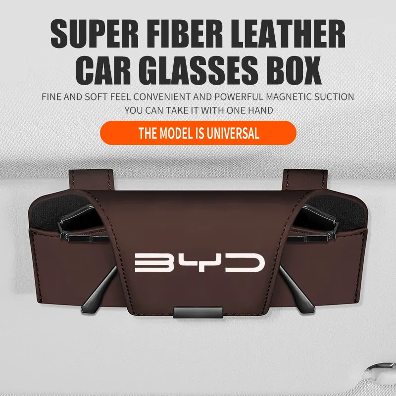 BYD السيارات سيارة نظارات كليب الشمس قناع النظارات الشمسية نظارات حالة تخزين السيارة الداخلية سيارة سيارة المنتجات الداخلية نظارات Fra