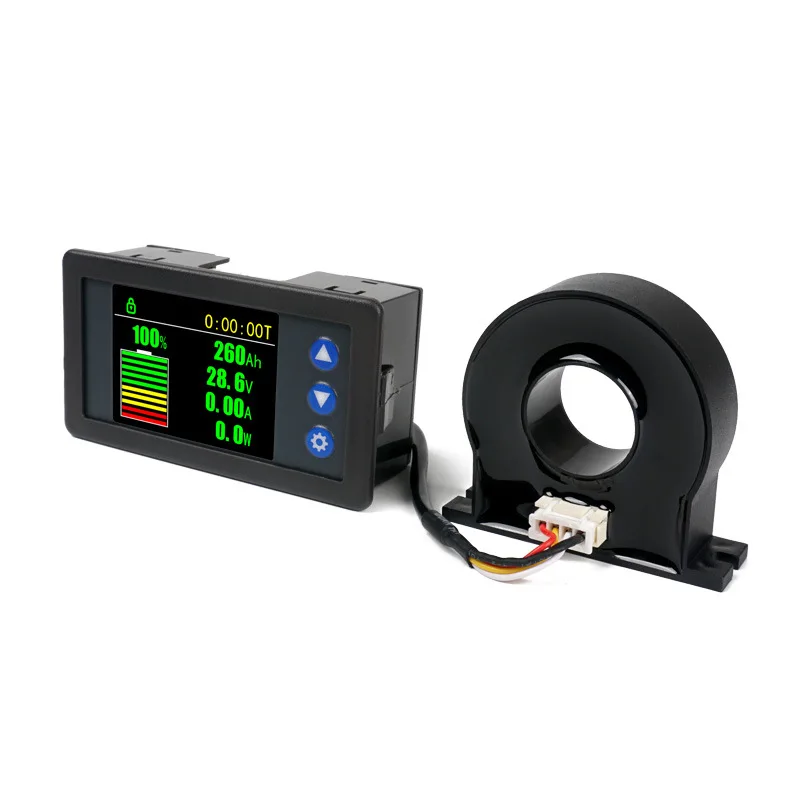H56AH High-precision Color Screen Power Display Voltage and Current Capacity Meter Electric Vehicle RV