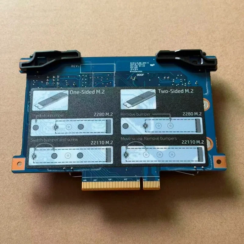 Replacement Dual M.2 NVMe SSD PCIe Adapter Card 933576‑001 for HP Z8 G4 Z6 G4 Workstation