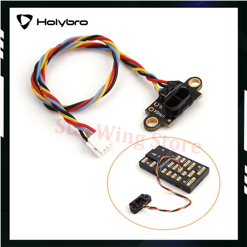 Holybro ST VL53L1X Lidar 50Hz alcance preciso hasta 4m 25X10,7X3,2mm para PIXHAWK 4 controlador de vuelo aviones multirotor RC