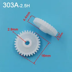 303A Thick Gears Modular 0.5 Hole 3mm Tight 30 Tooth 16mm Diameter Plastic Gear Disc Toy Accessories 10pcs/lot