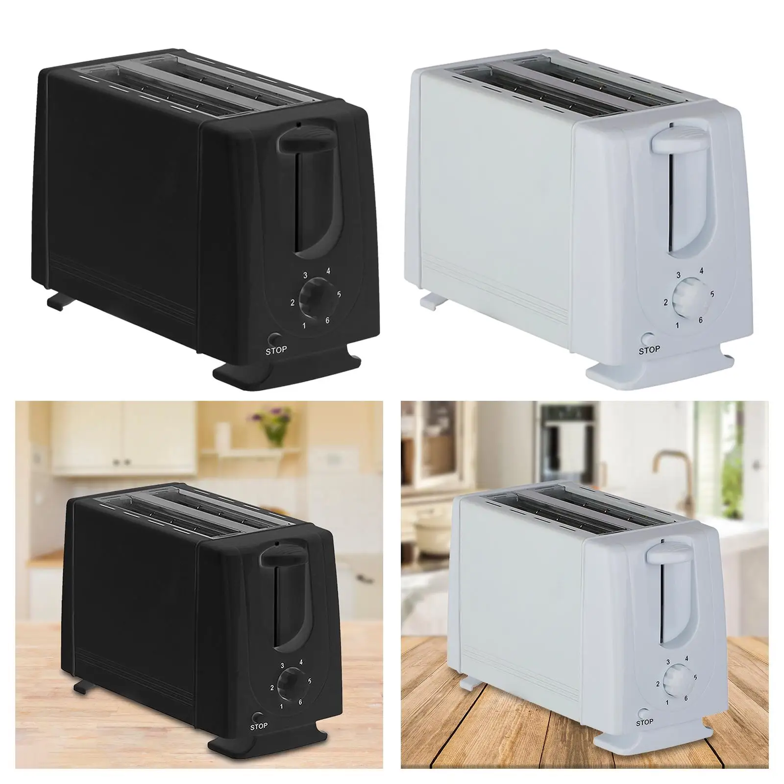 Grille-pain électrique adaptateur ue 2 tranches appareils de cuisine compacts machine à sandwich pour la cuisson des pains spécialisés cuisson Bagels collations