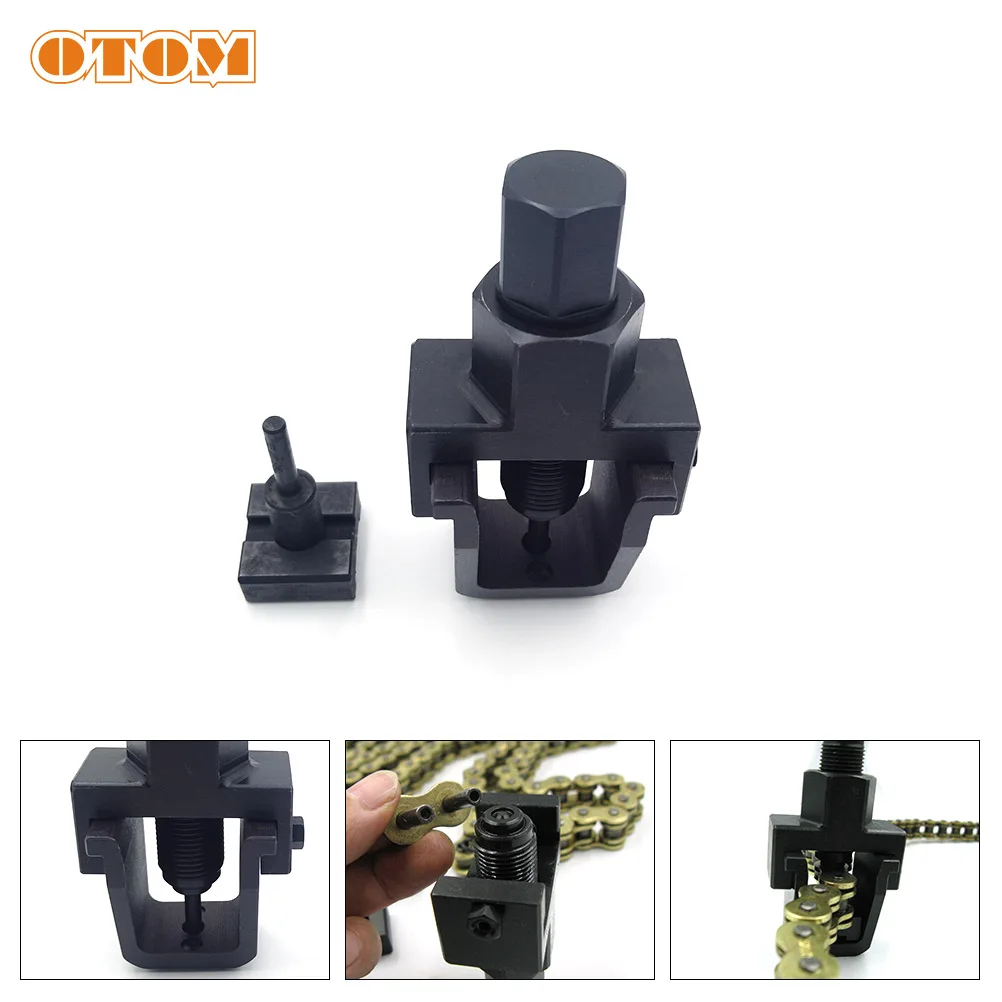 

OTOM Motorcycle Chain Cut Rivet Tool Quenching Treatment And Chain Cut Rivet Chain Disassembly Special Universal Maintenance Aid