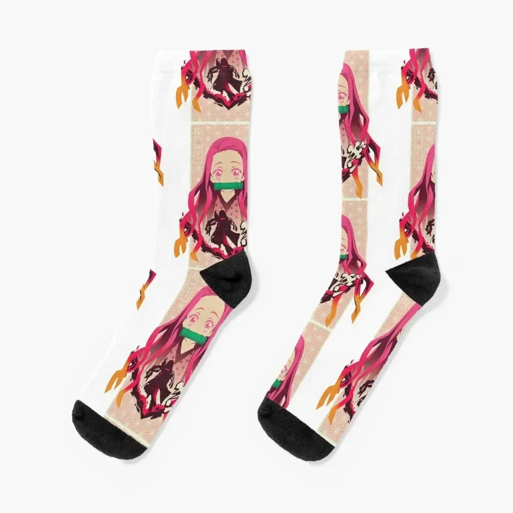 Demon Beauty - Tshirt Socks professional running Hiking boots Socks Men Women's