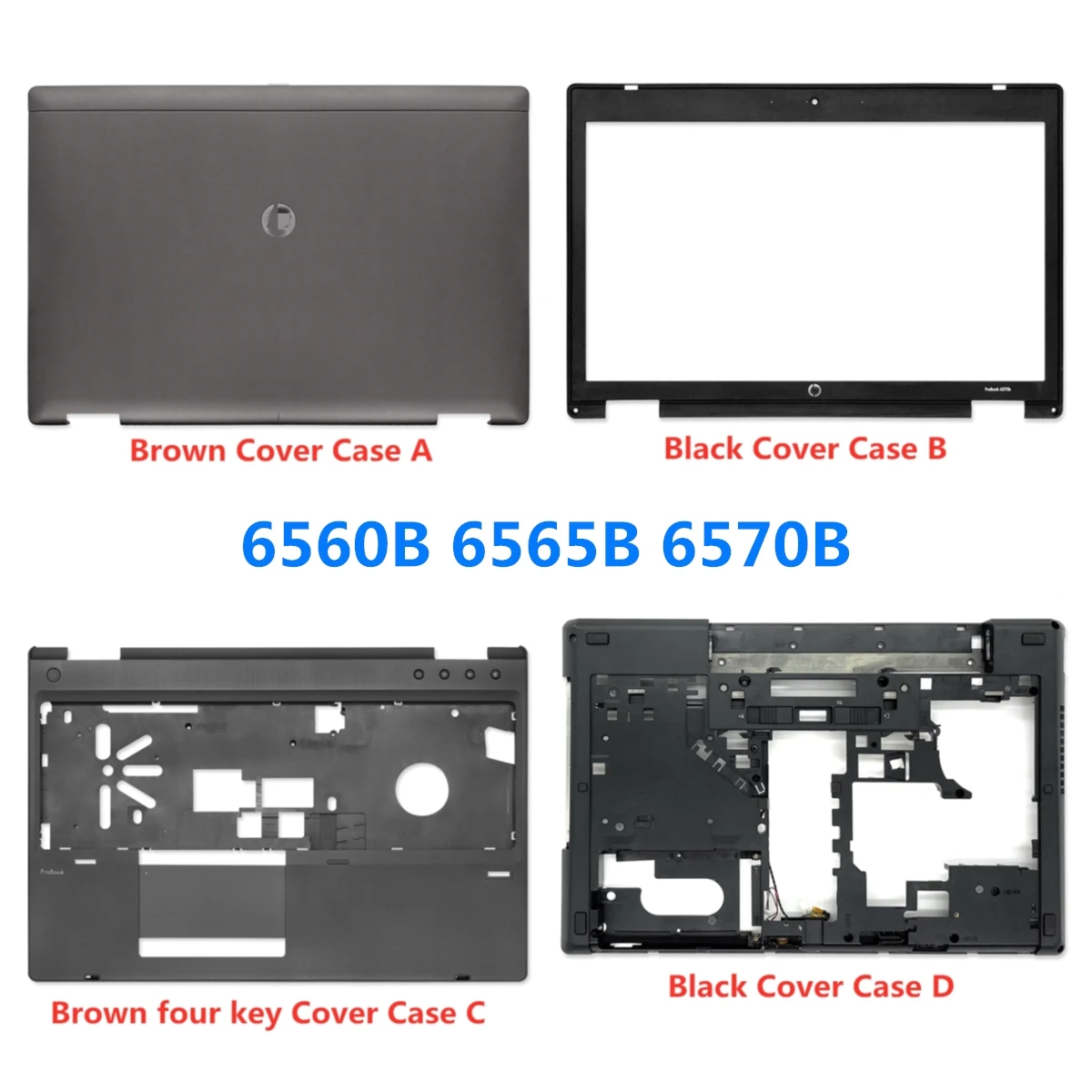 New Laptop For HP 6560B 6565B 6570B  Cover Top Case/Front Bezel/Palmrest/Bottom Base Cover Case