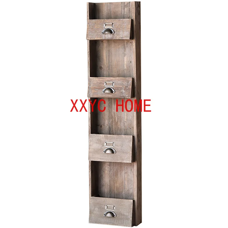 Wooden Wall Hanging Living Room Wall Hanging Tool Storage Rack