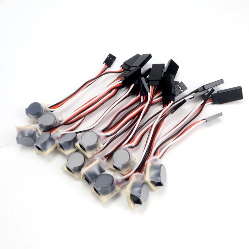 

Mini Buzzer Alarm Finder Buzzer, AM, PCM, PPM for RC Aircraft Model, Helicopter, Lost Alarm Tracker, 85dB, 6Pcs