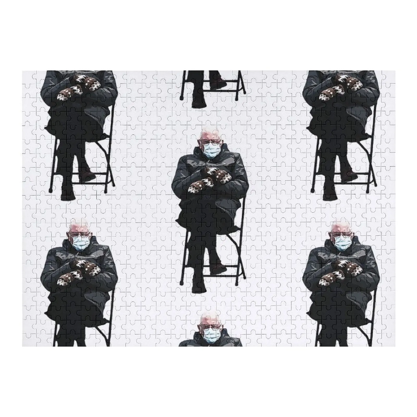 

Bernie Sanders Inauguration meme 2021 Jigsaw Puzzle Photo Personalized Gifts Personalize Puzzle