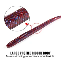 Spinpoler Soft Baits Fishing Lure Worm Grub Artificial Silicone Swimbait 13.5cm 16.5cm Earthworm Wobblers Sea Trout Accessories 4