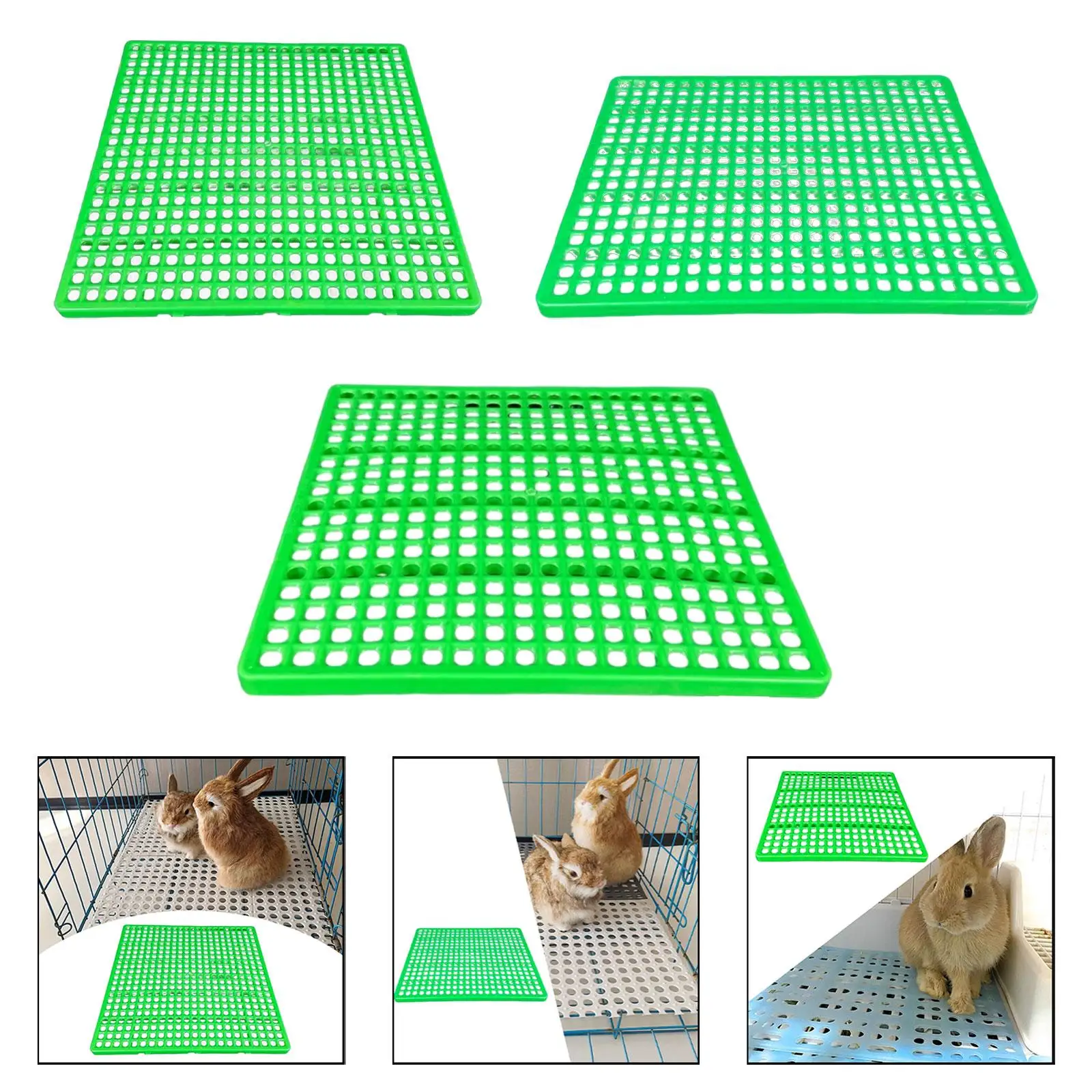 Rabbit Cage Mat Holder Pet Supplies Litter Tray Mat Waterproof Base Pad for Chinchillas Small Animals Bunny Rats Hamsters