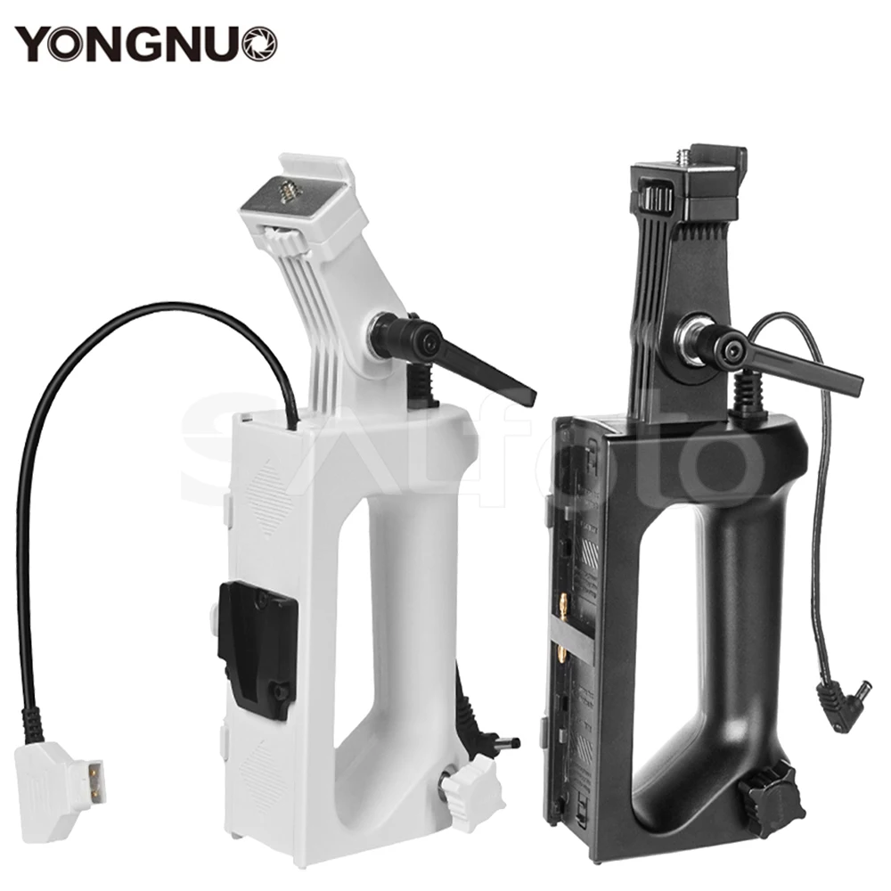 

Yongnuo Video Light Bracket NP-F / V-mount Battery Handheld Handle Power Supply Base for YNLUX200 LED Photo Light